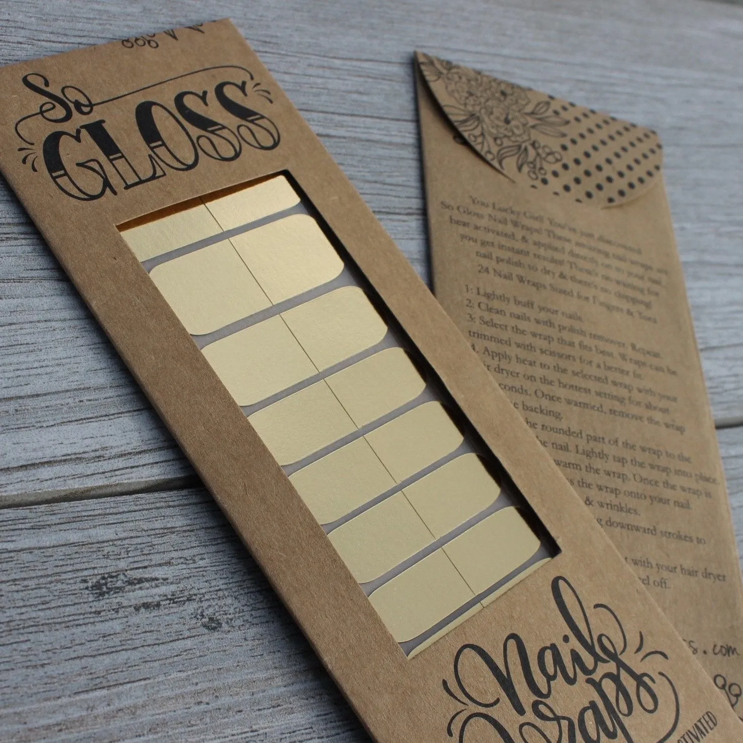 Solid Gold Nail Wraps