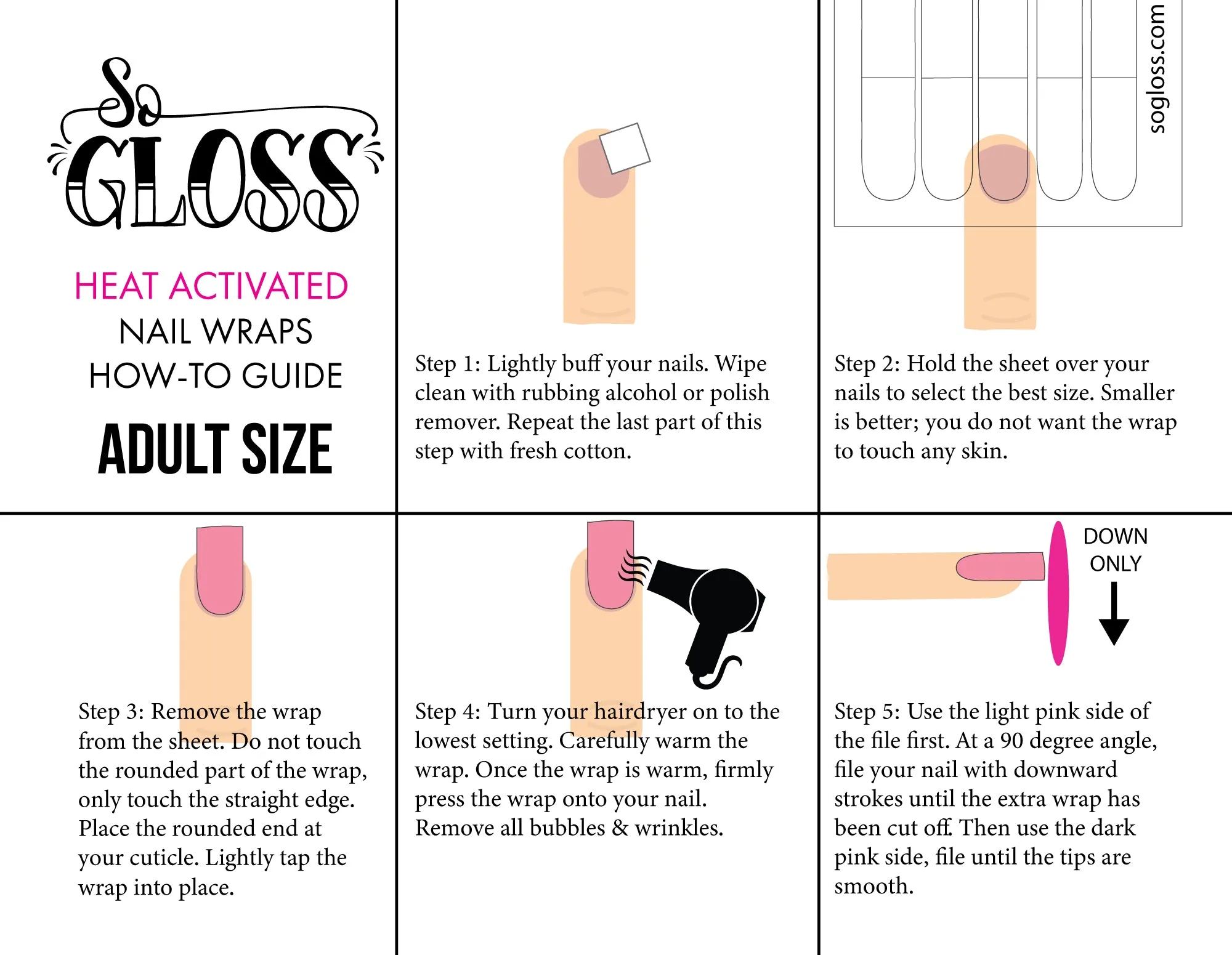 Solid Gold Nail Wraps