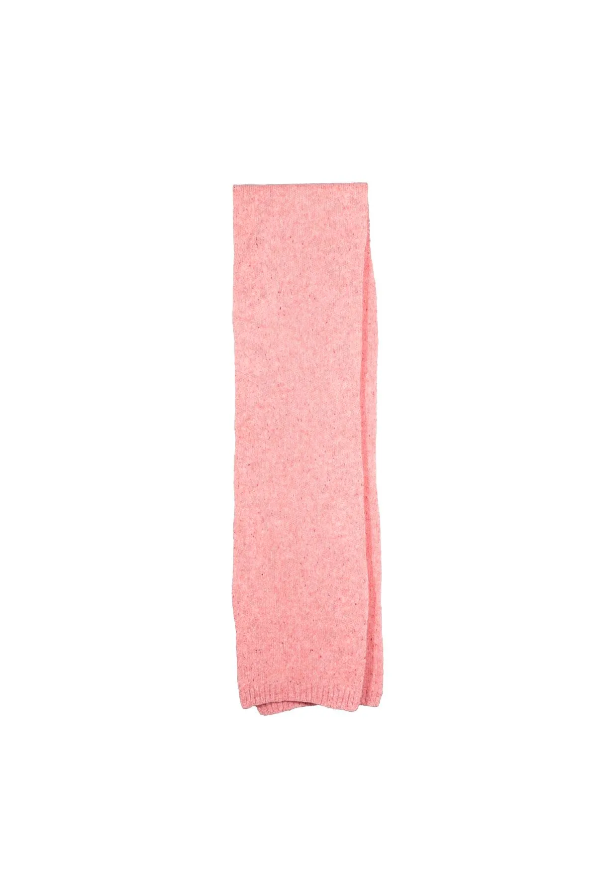 Speckled Knit Scarf Pink in Wool