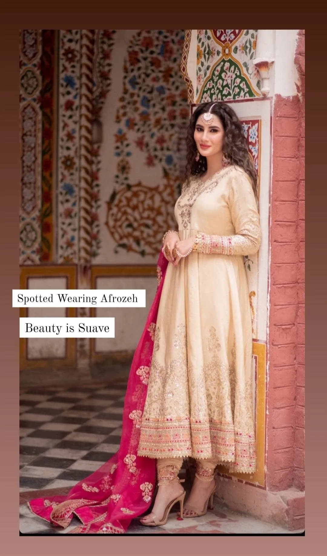 Spotted in Afrozeh Divani The Silk Edit/Raqs