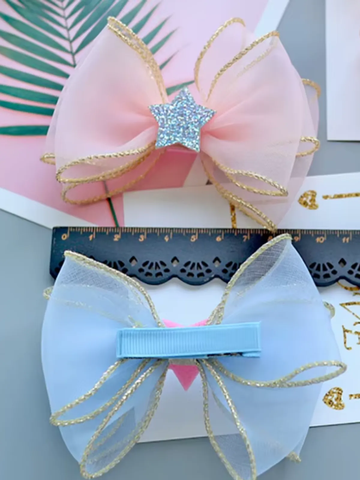 Starry Dreams Chiffon Hair Bows