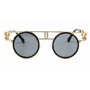 Steampunk Round Lens Sunglasses