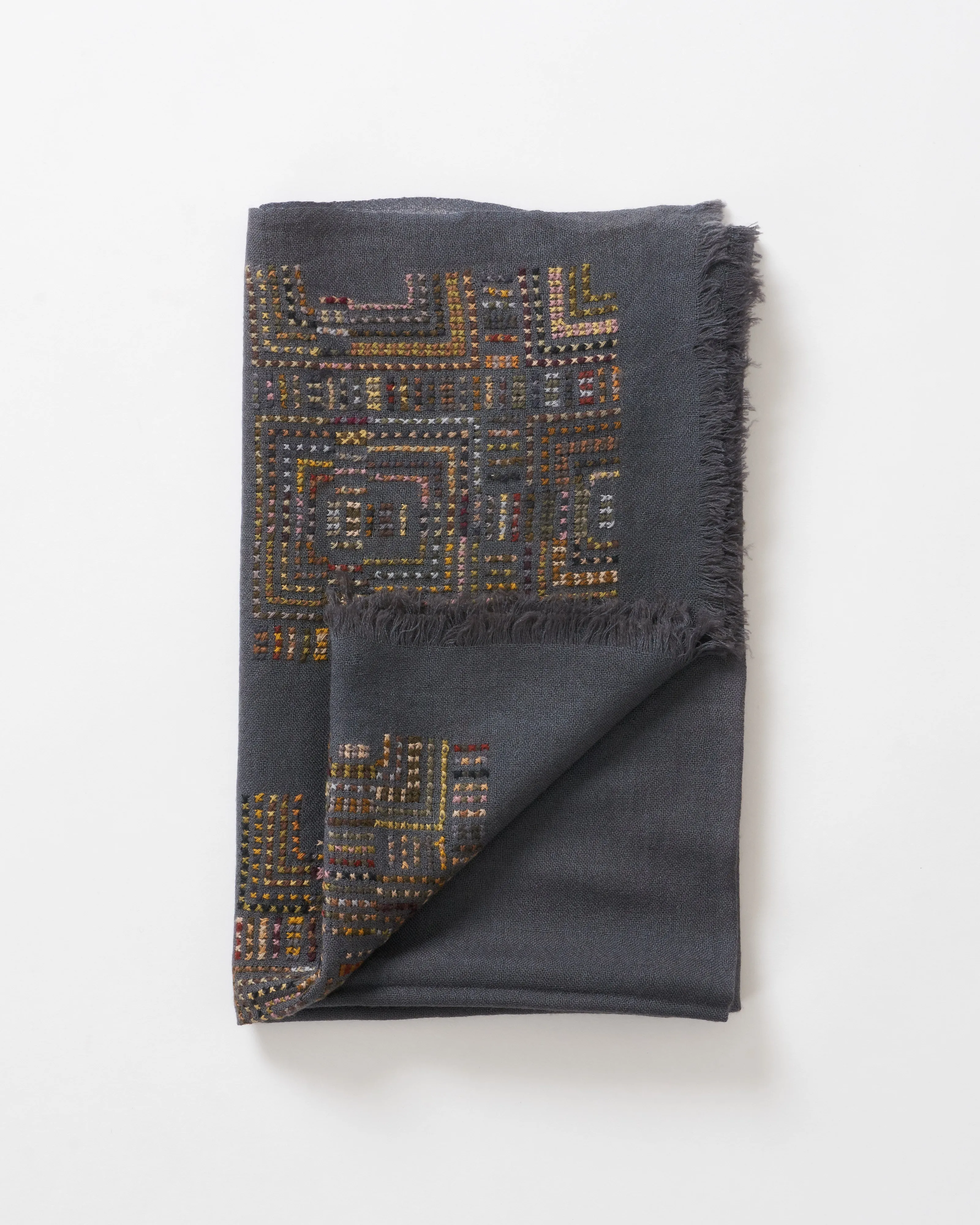 stole with embroidery