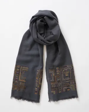 stole with embroidery