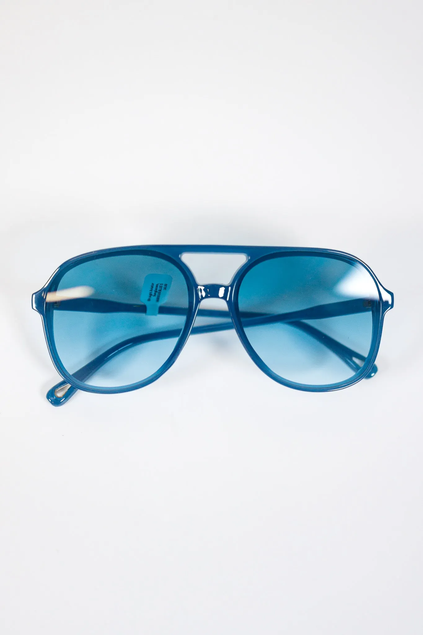 Straight Aviator Sunglasses, VARIOUS
