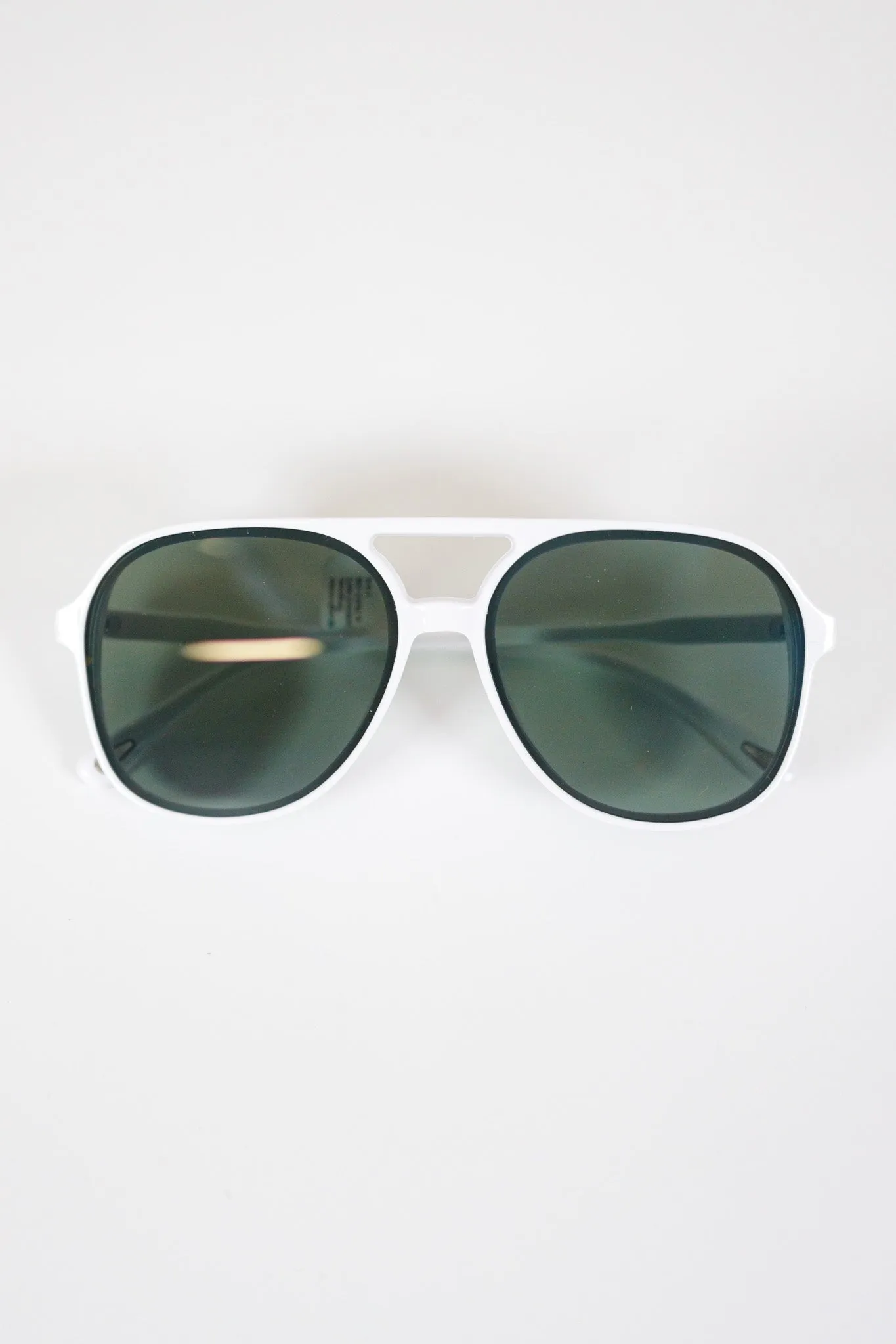 Straight Aviator Sunglasses, VARIOUS