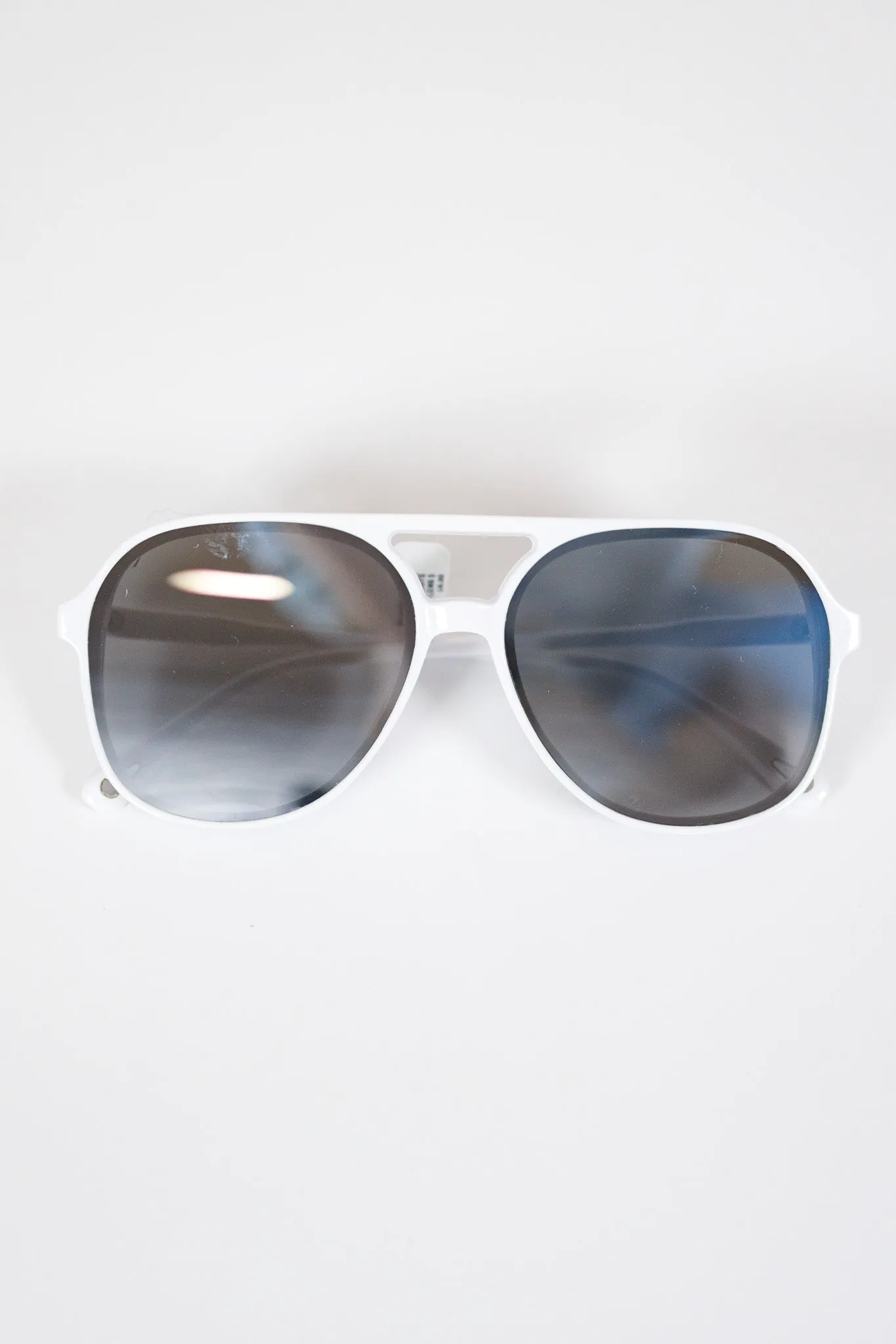 Straight Aviator Sunglasses, VARIOUS