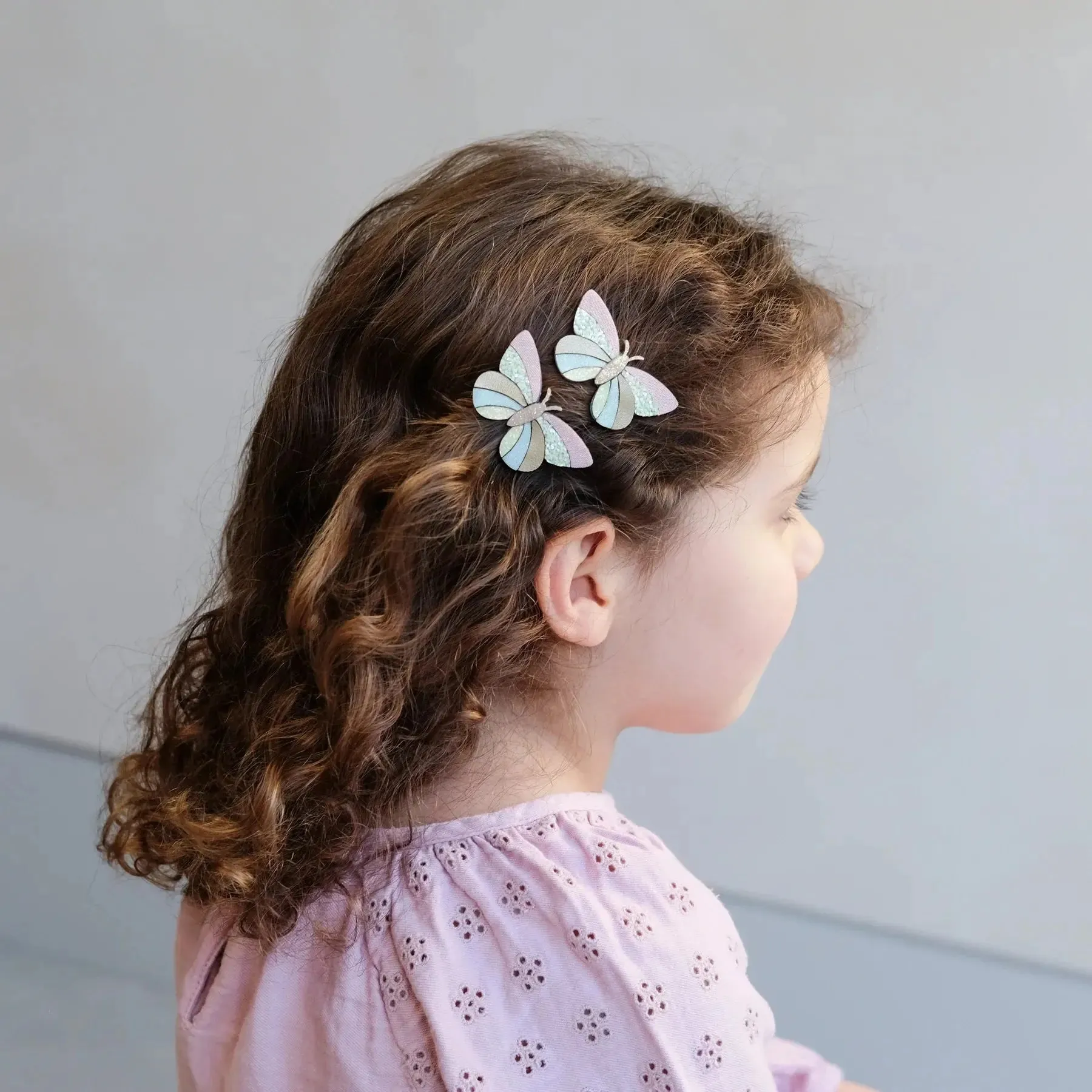 Stripe butterfly clic clacs