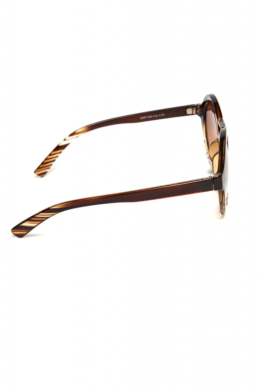 Striped Retro Sunglasses