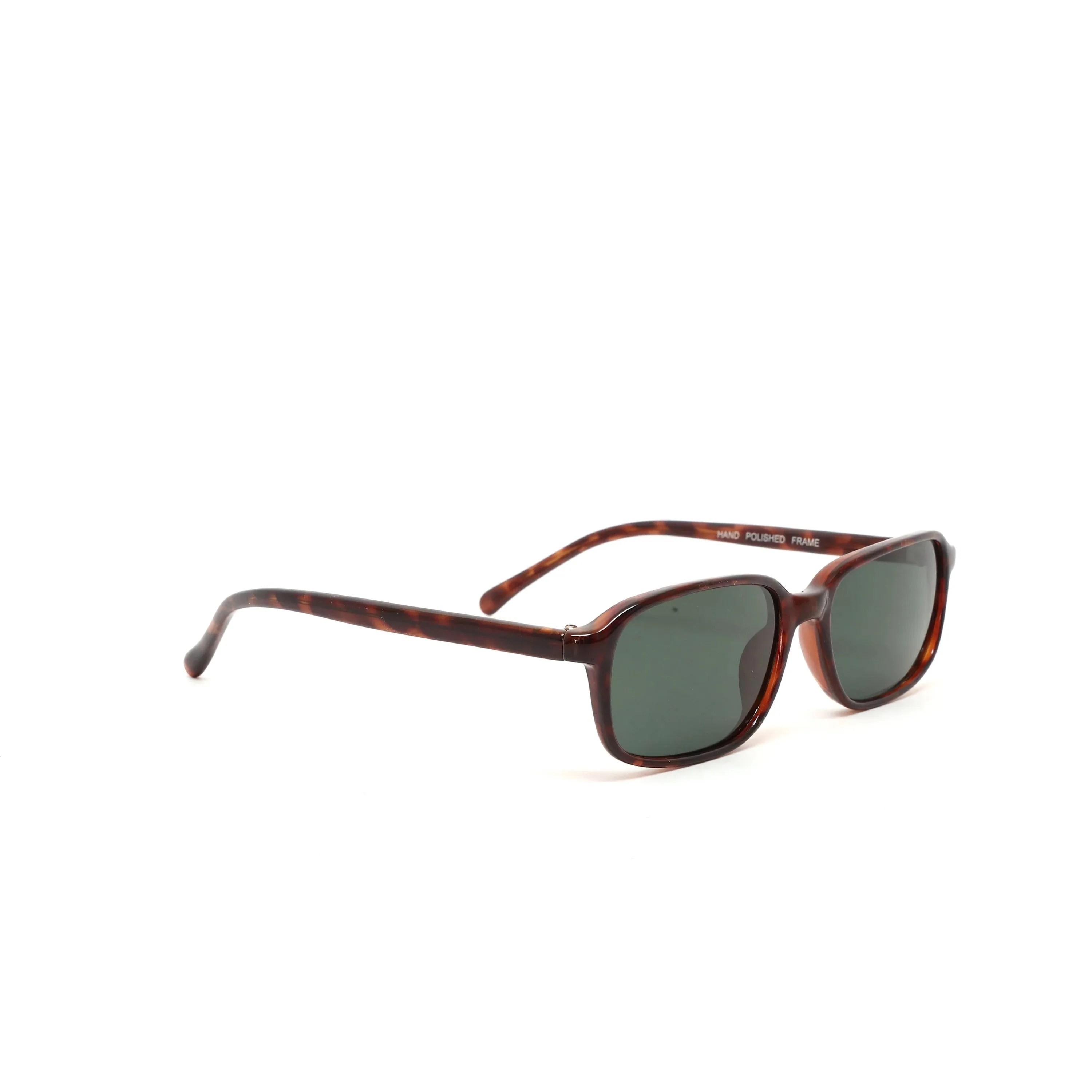 //Style 36// Deluxe Vintage 90s Deadstock Rectangle Sunglasses - Tortoise