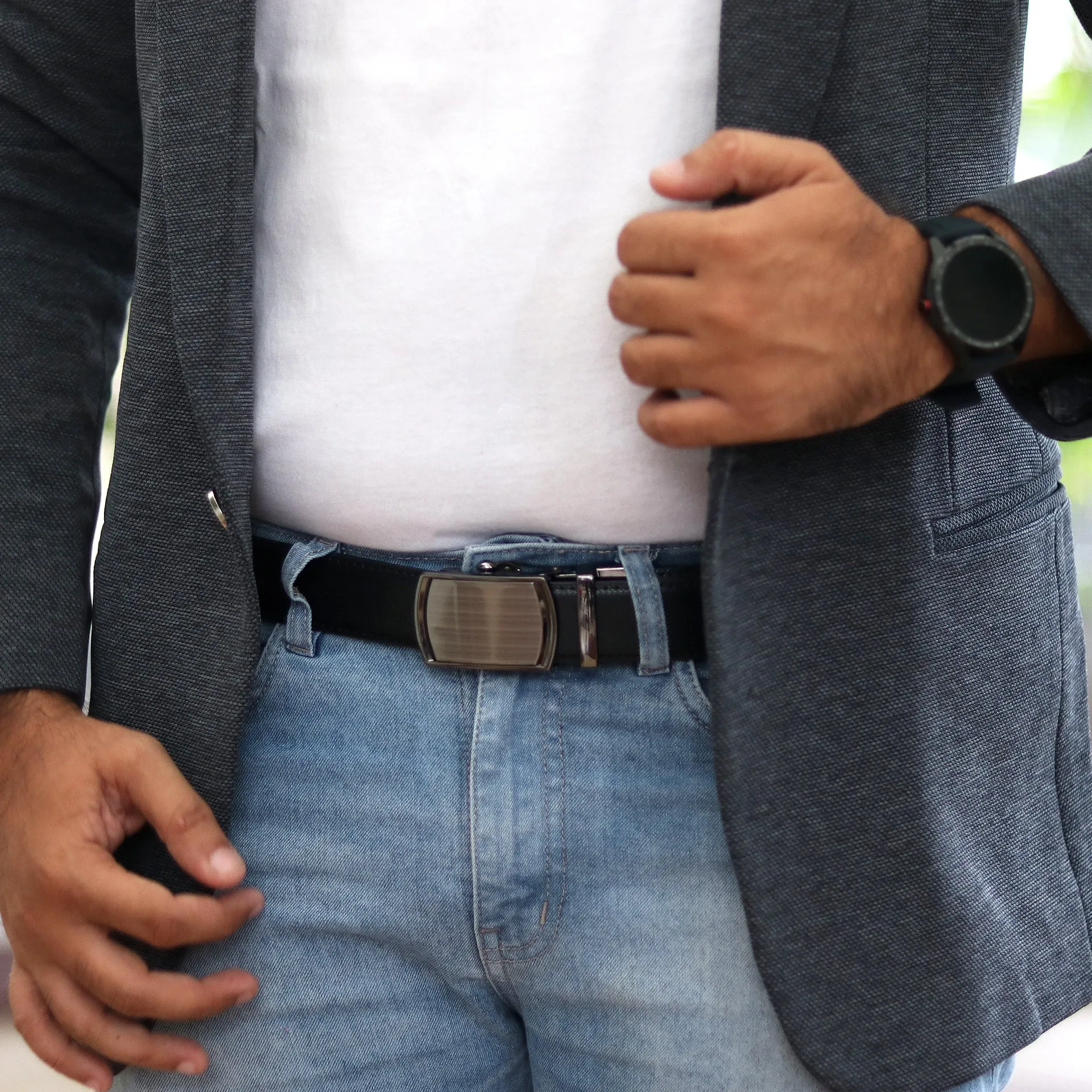 Stylish Essential Reversible Leather Belt