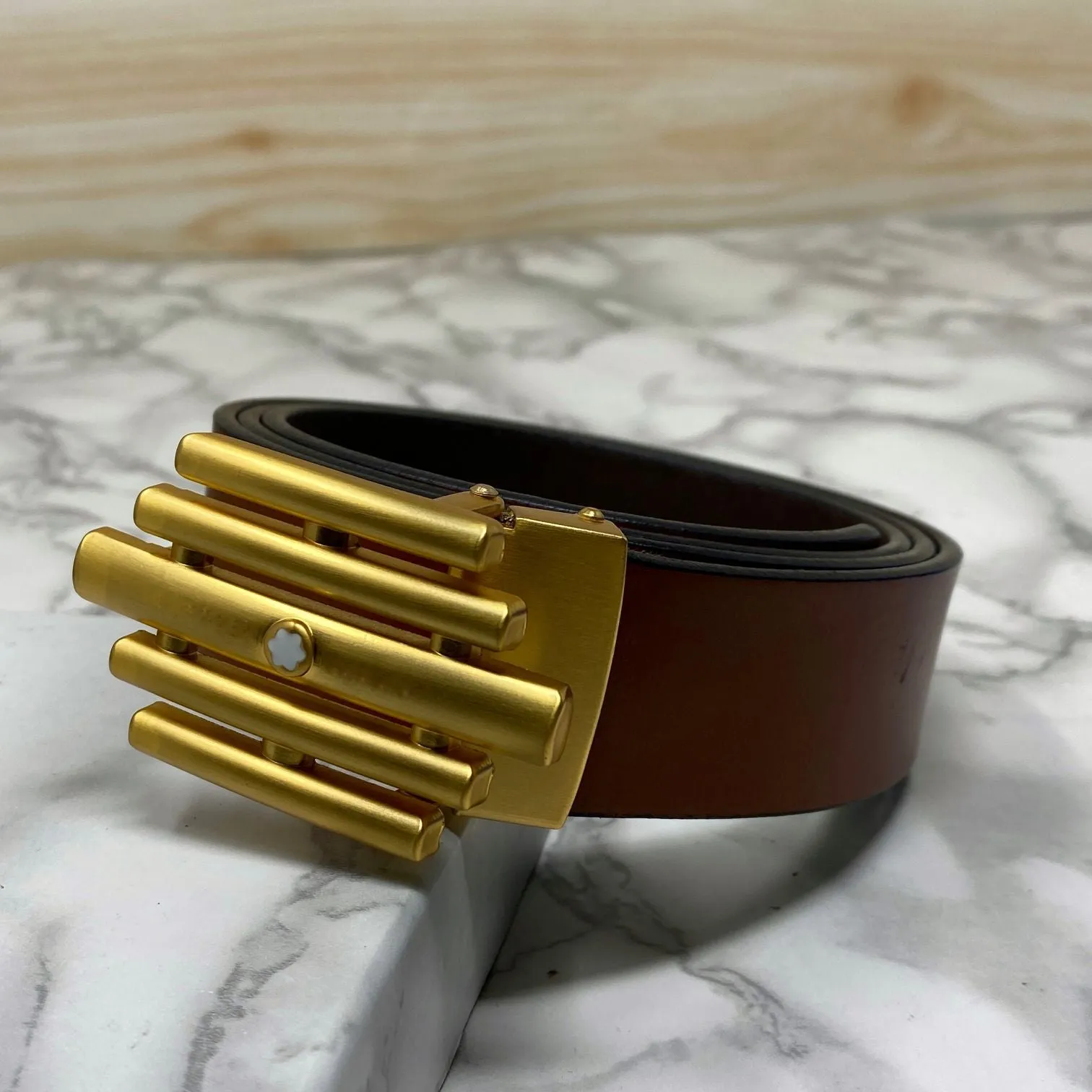 Stylish Formal Leather Strap Belt For Men-UniqueandClassy