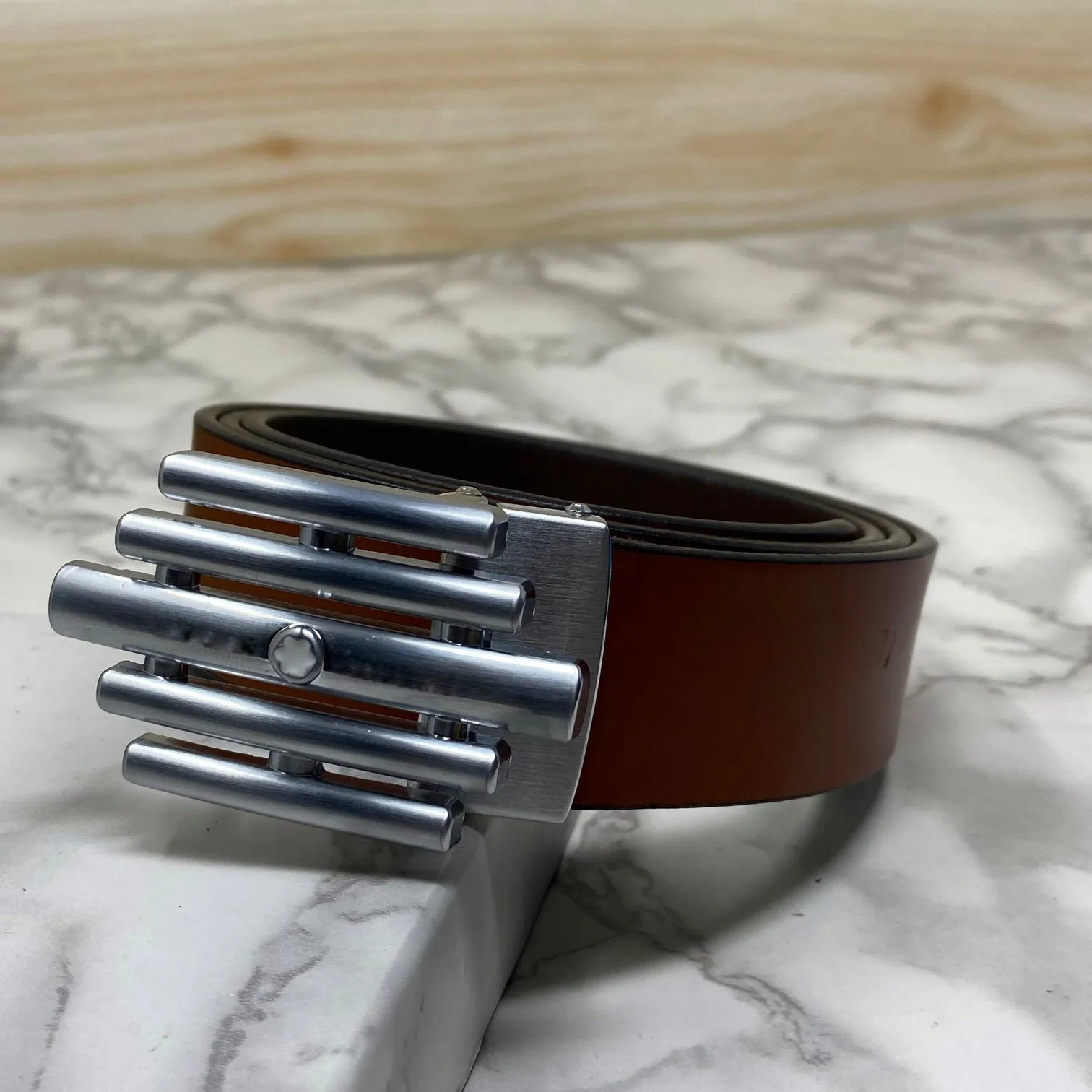 Stylish Formal Leather Strap Belt For Men-UniqueandClassy