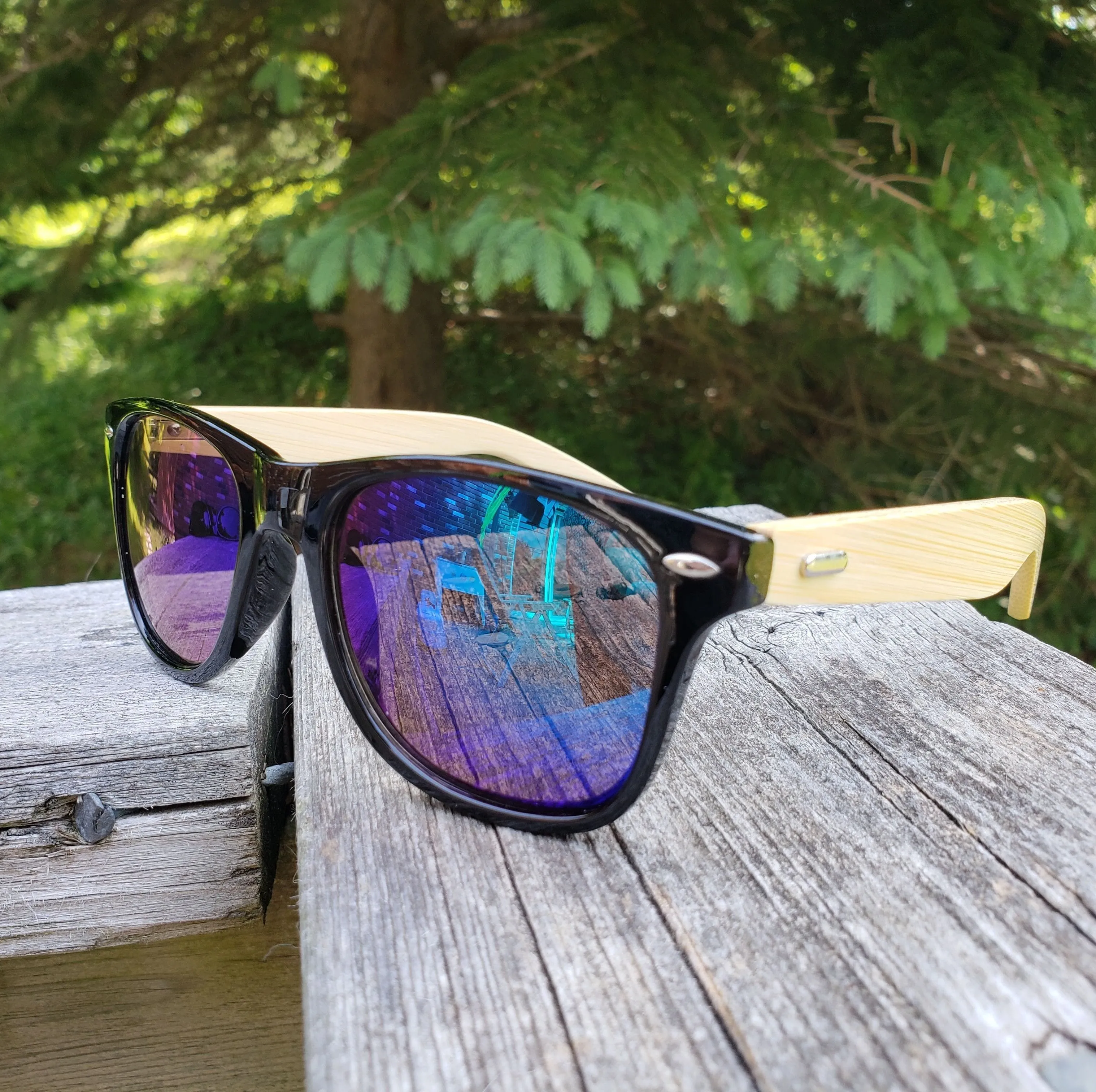 Sunglasses - Bamboo/Black