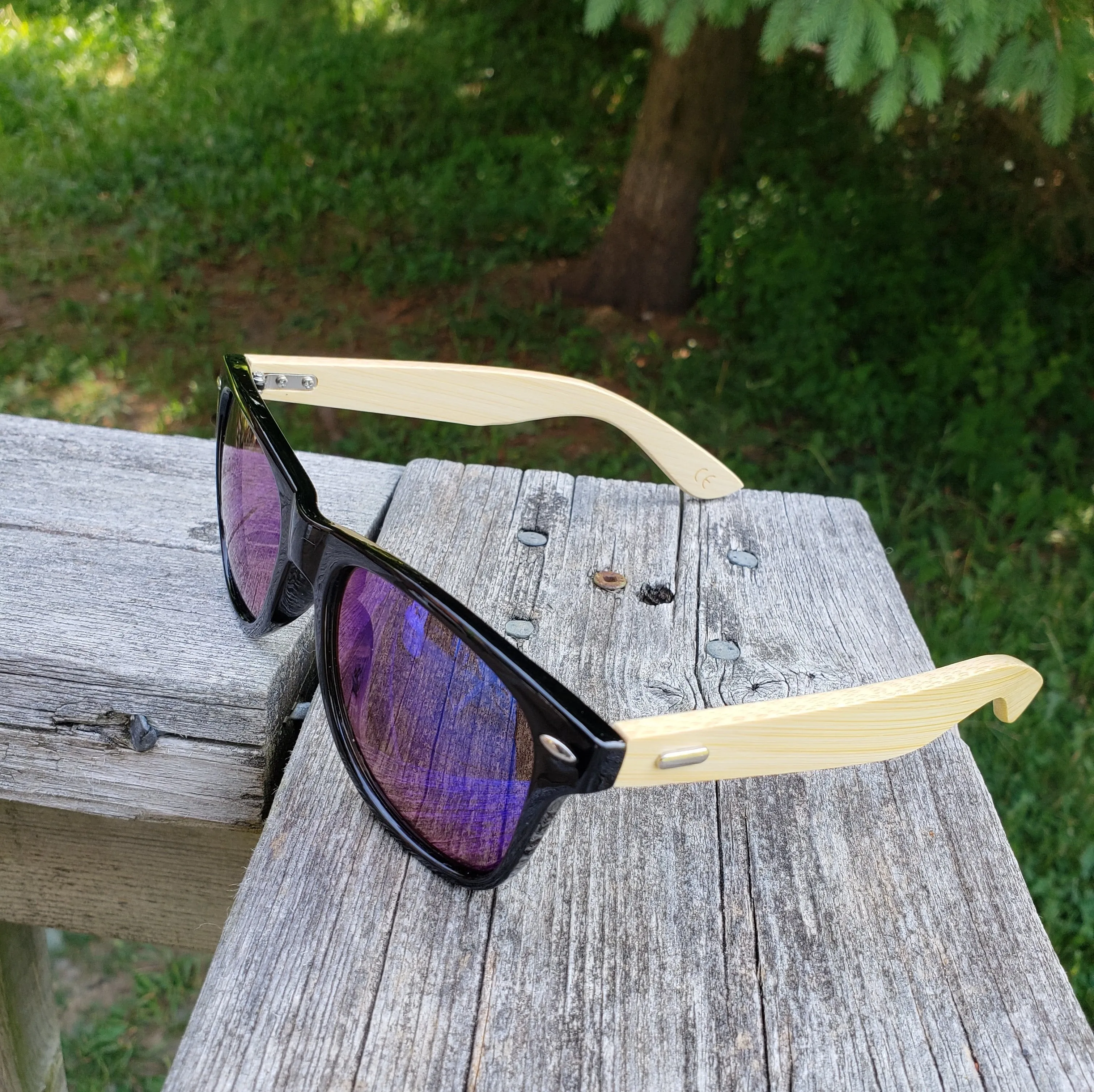 Sunglasses - Bamboo/Black