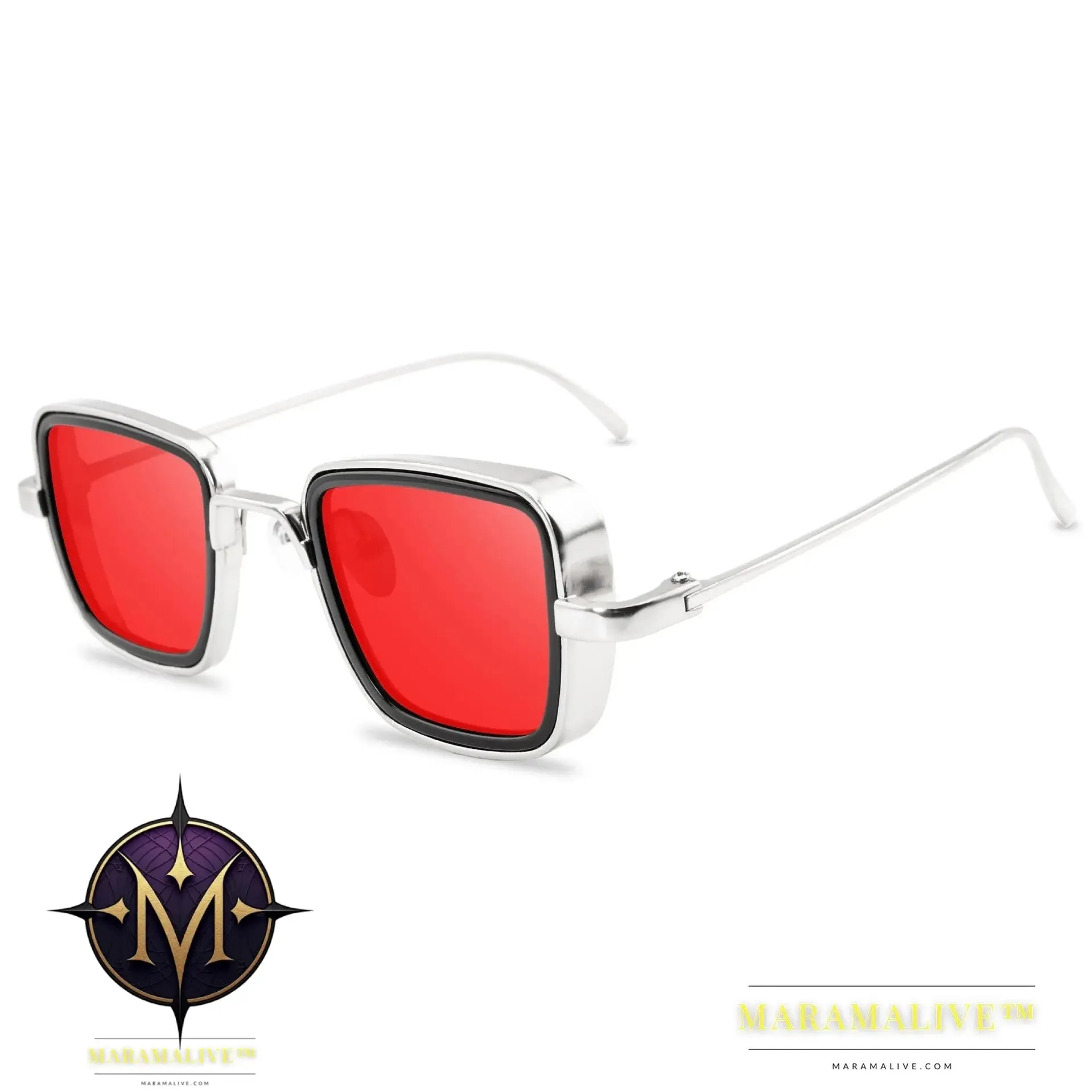 Sunglasses men's retro thick edge