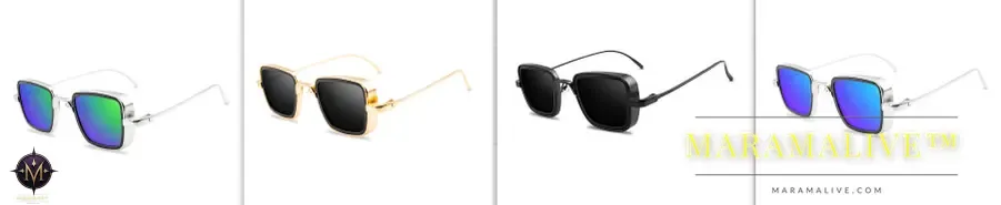 Sunglasses men's retro thick edge