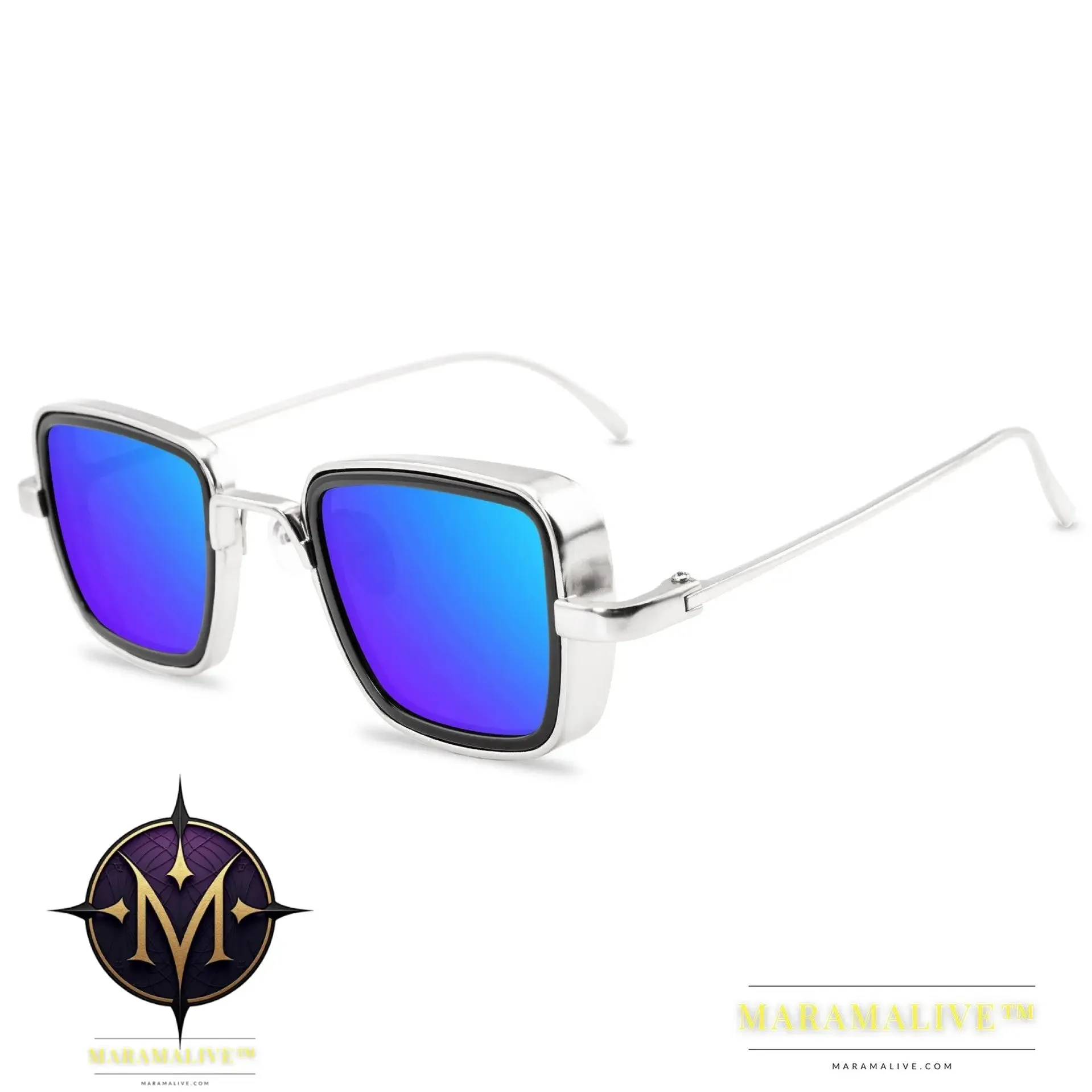 Sunglasses men's retro thick edge