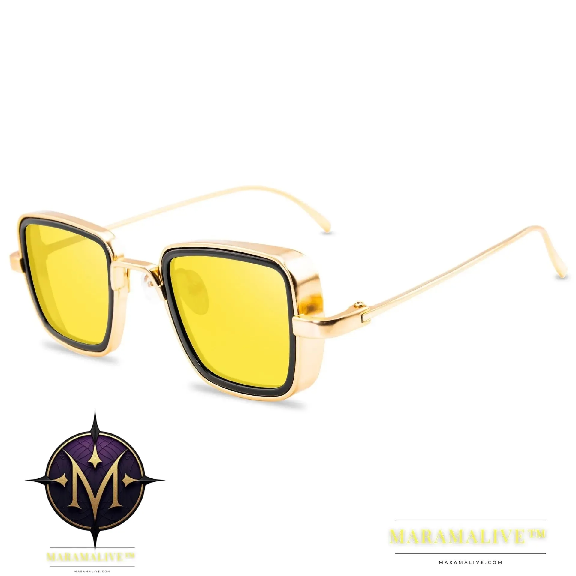 Sunglasses men's retro thick edge