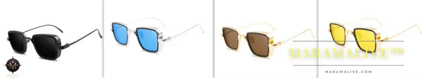 Sunglasses men's retro thick edge