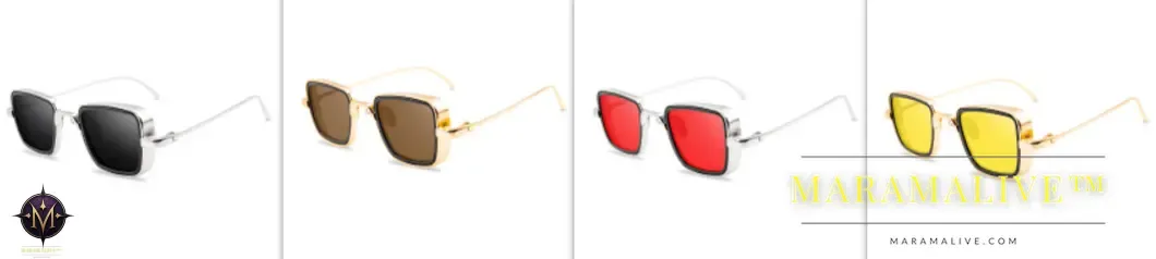 Sunglasses men's retro thick edge