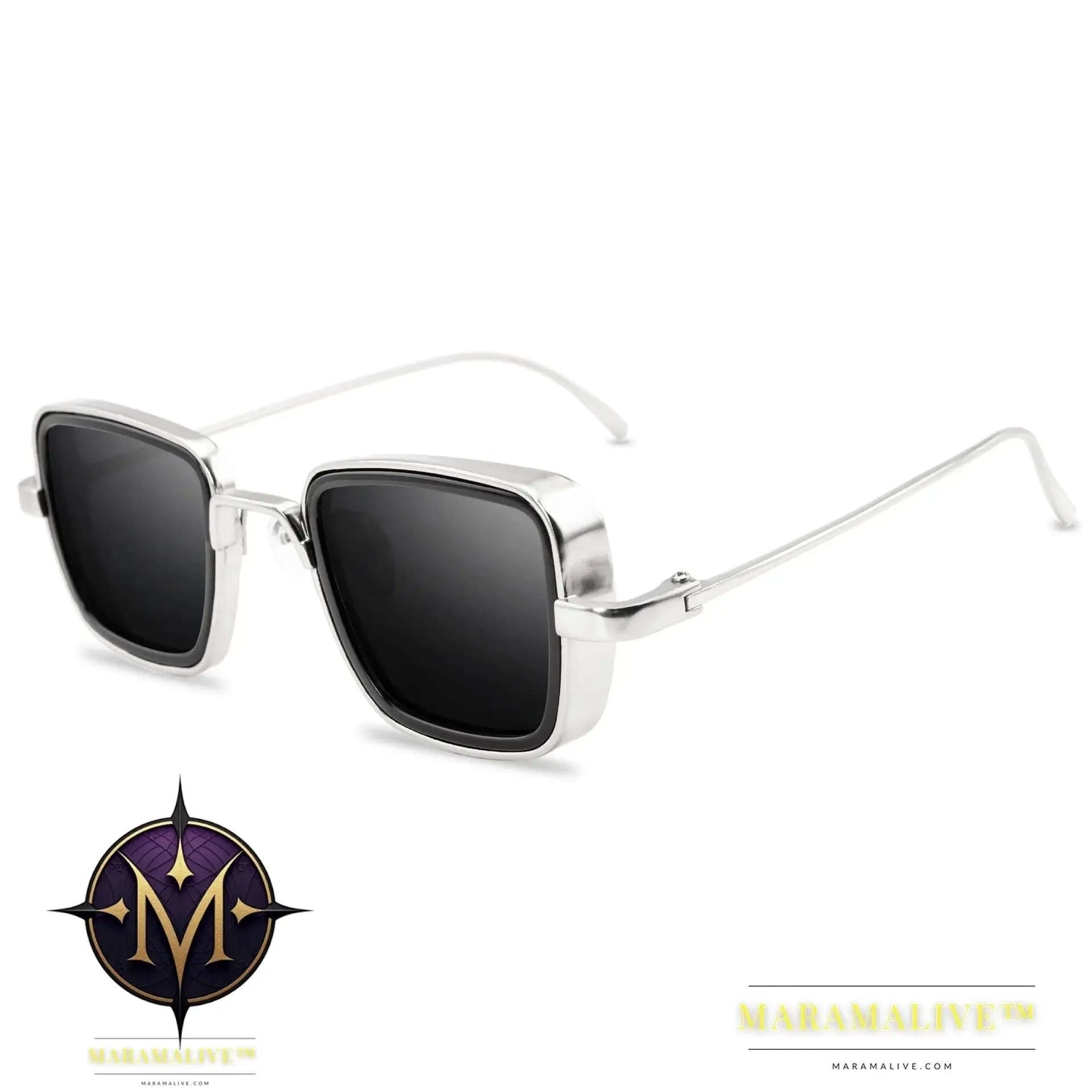 Sunglasses men's retro thick edge