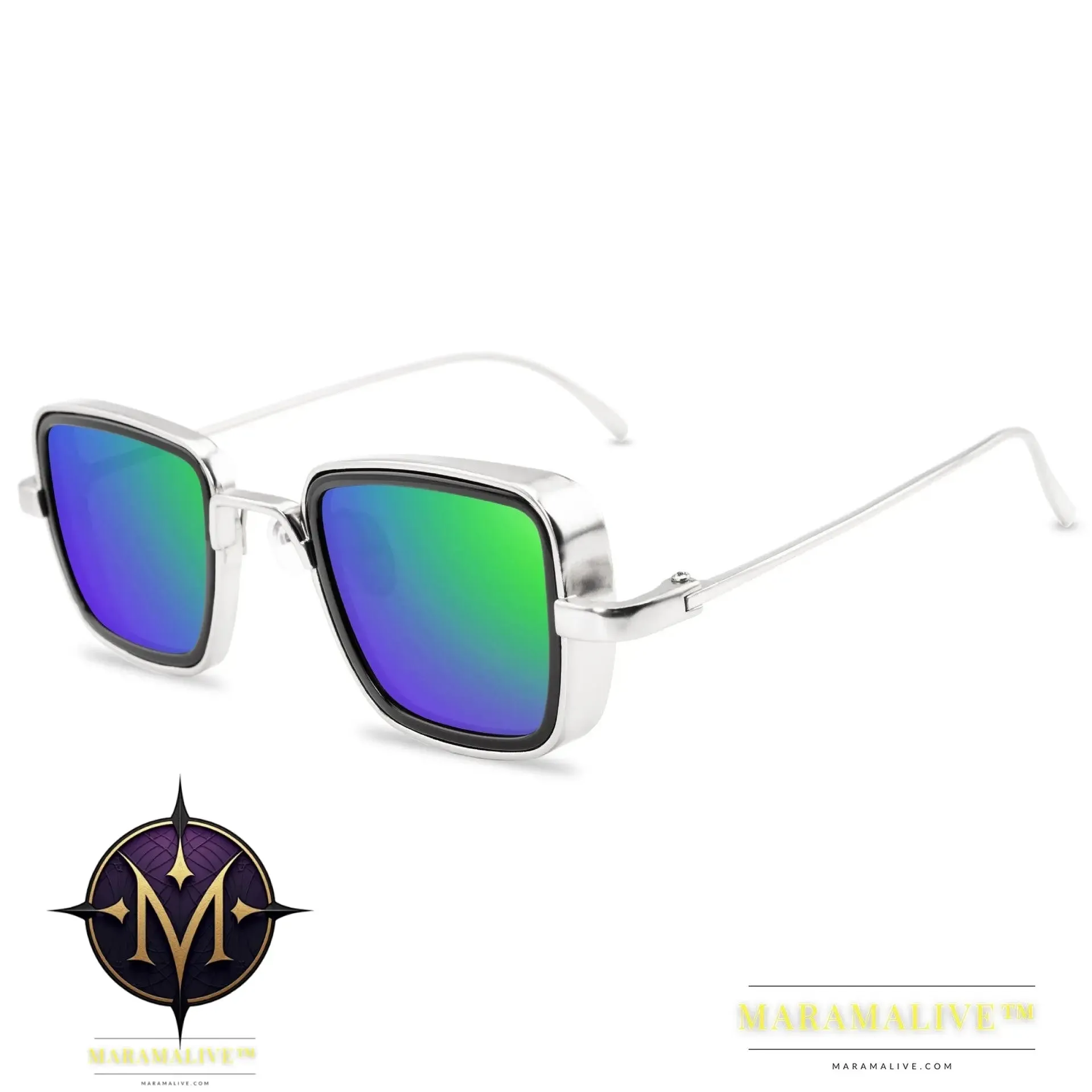 Sunglasses men's retro thick edge