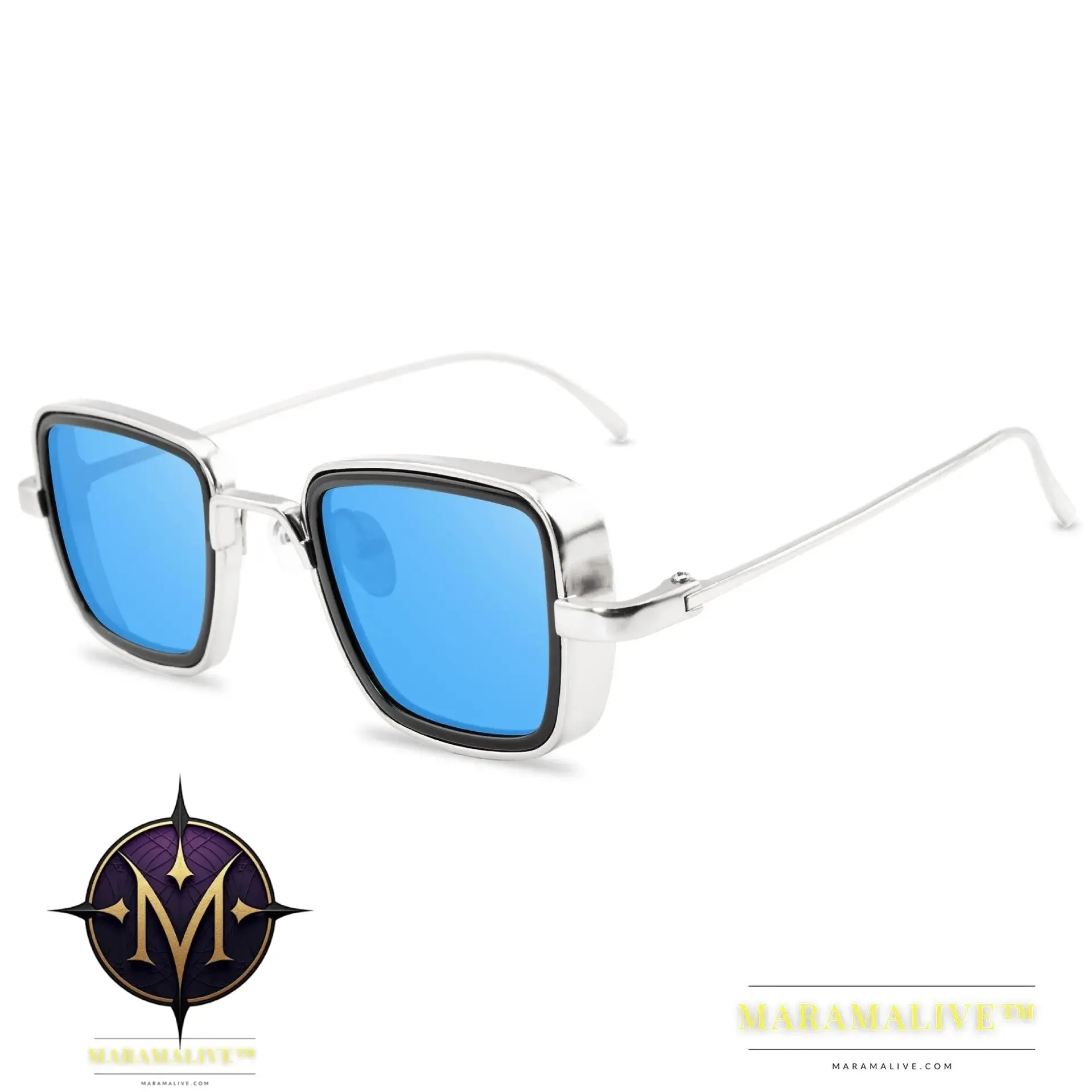 Sunglasses men's retro thick edge