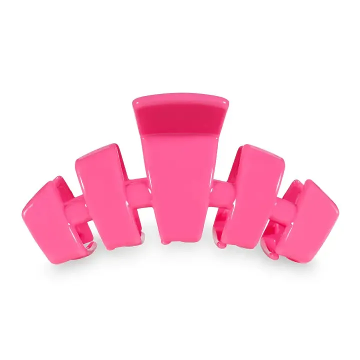 Teleties Classic Paradise Pink Large Hair Clip Pink