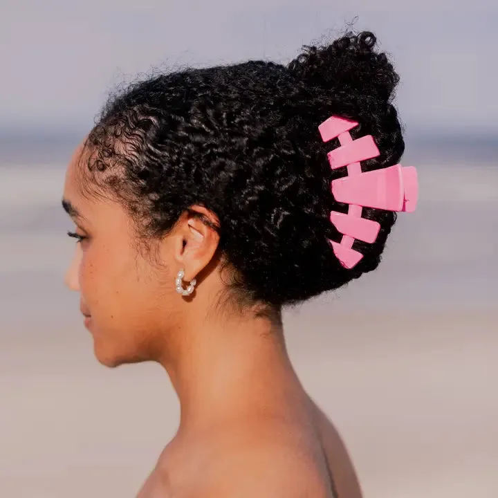Teleties Classic Paradise Pink Large Hair Clip Pink