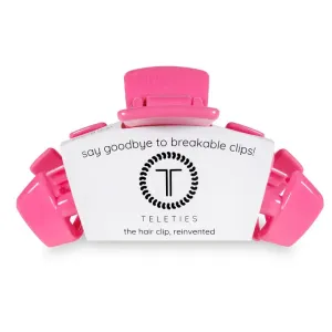 Teleties Classic Paradise Pink Large Hair Clip Pink