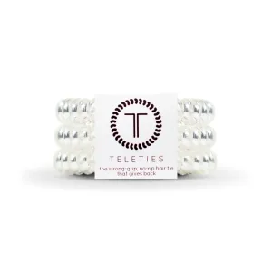 Teleties Crystal Clear Large Hair Ties Clear