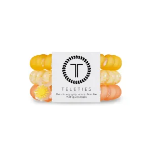 Teleties Summer Solstice Large Hair Ties Orange