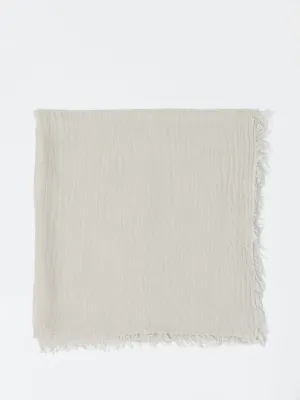 Tencel and Wool Gauze Scarf