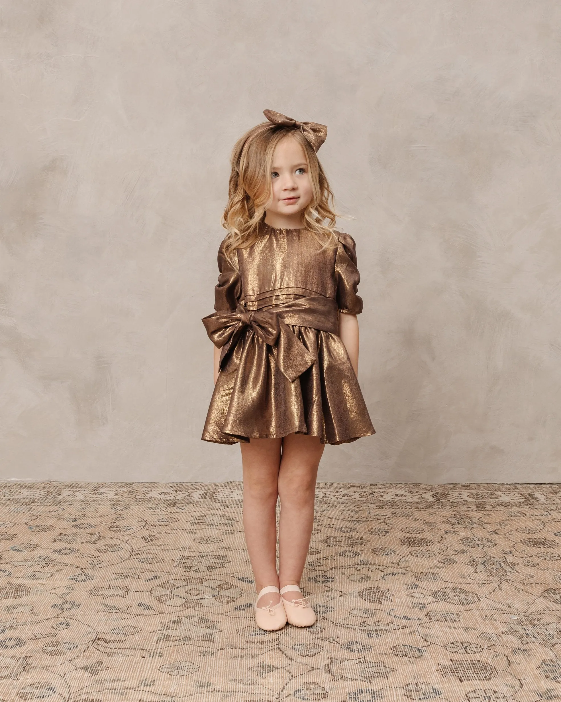 The Bow Headband by Noralee - Bronze