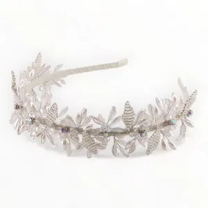 The Lily Rose White Crystal Headband