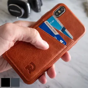 The Ridge Wallet Phone Case Brown iPhone XR