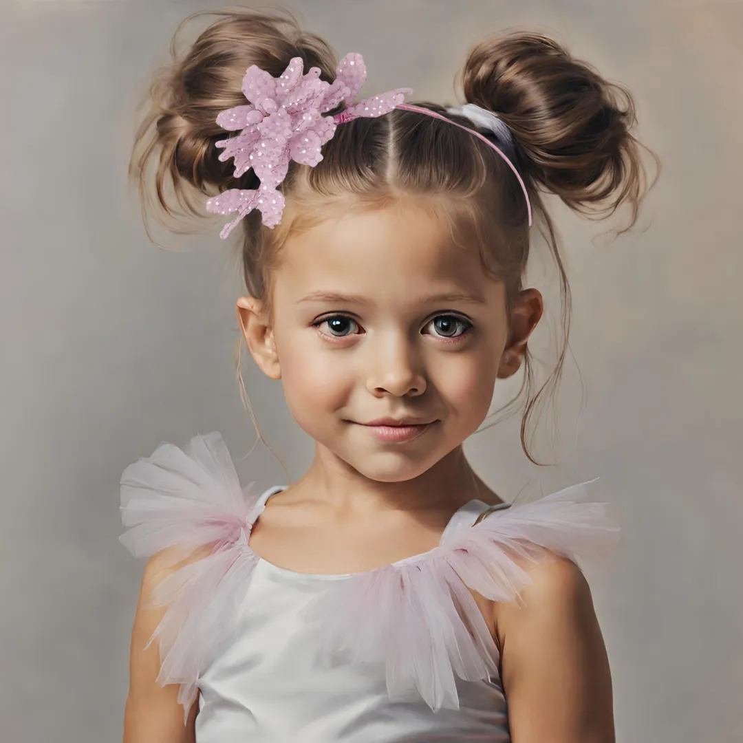 The Rosette Girls Crystal Headband