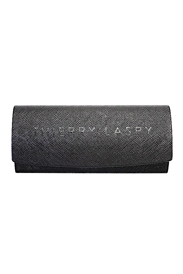 Thierry Lasry Paris. NEW. NWOT. Square Fatality Clear Translucent Acetate Sunglasses Green Lenses