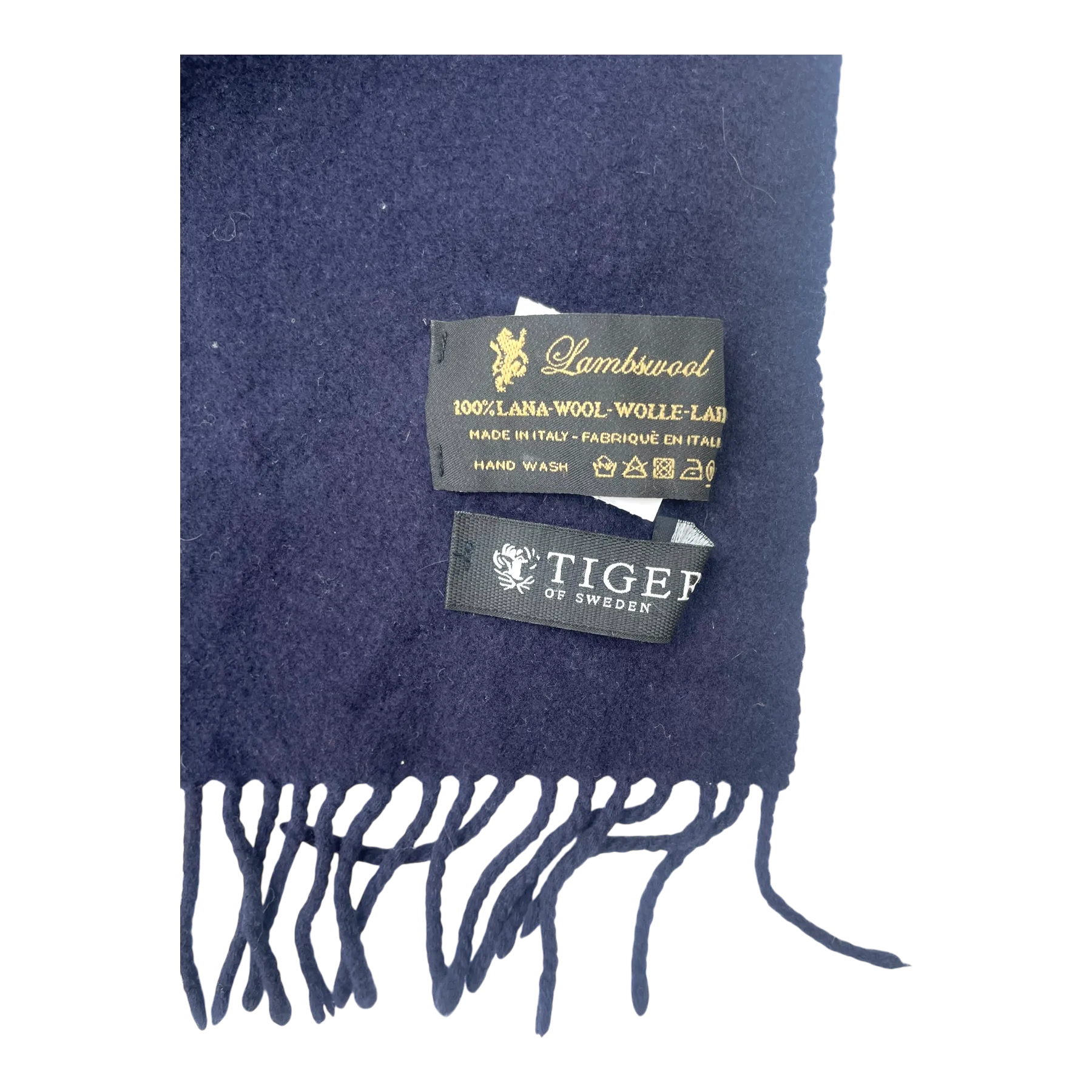Tiger of Sweden wool scarf, navy