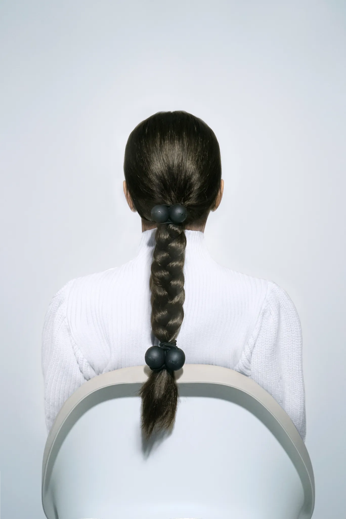 TorbaStudio Spring Fog Black Hair Tie