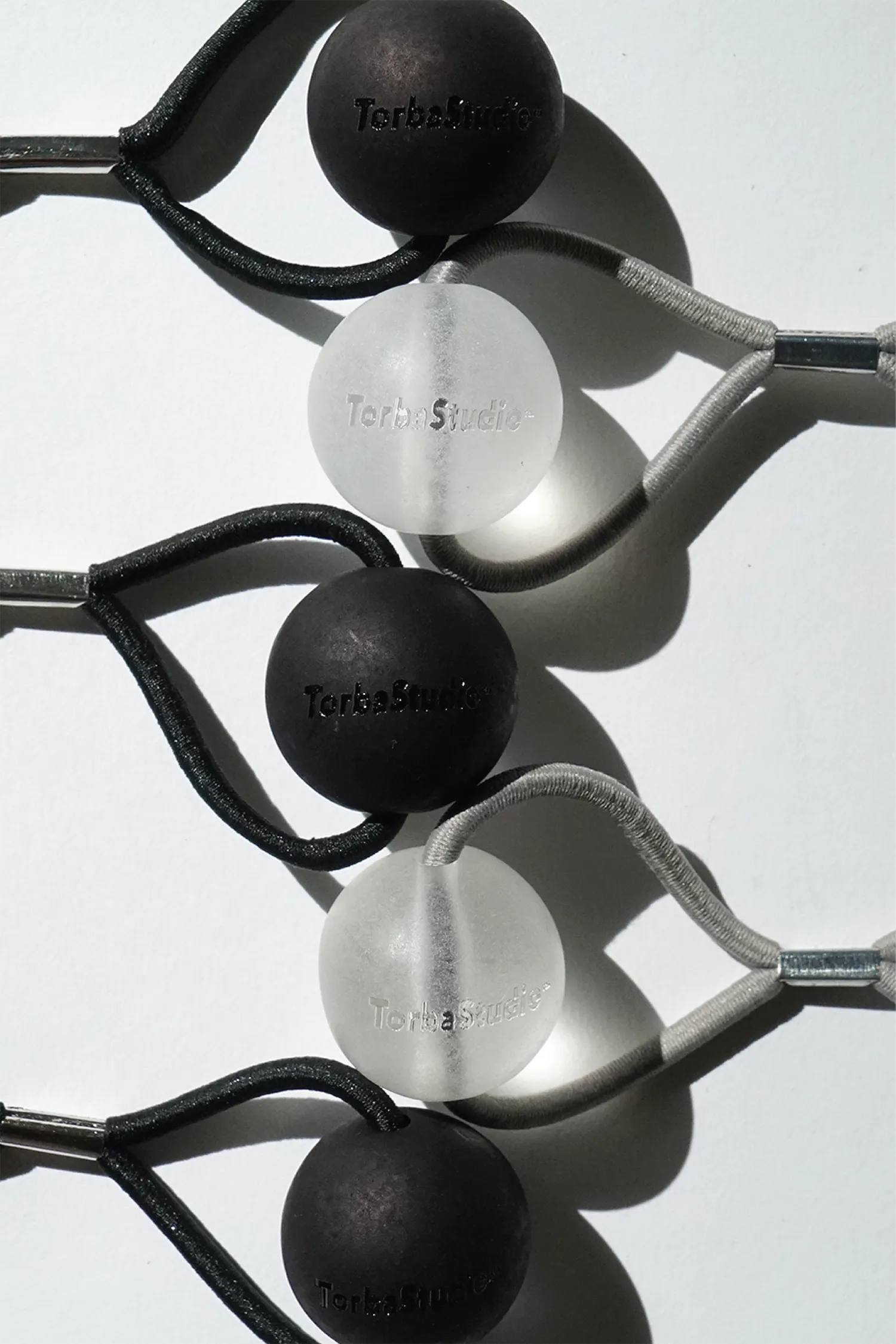 TorbaStudio Spring Fog Clear Hair Tie