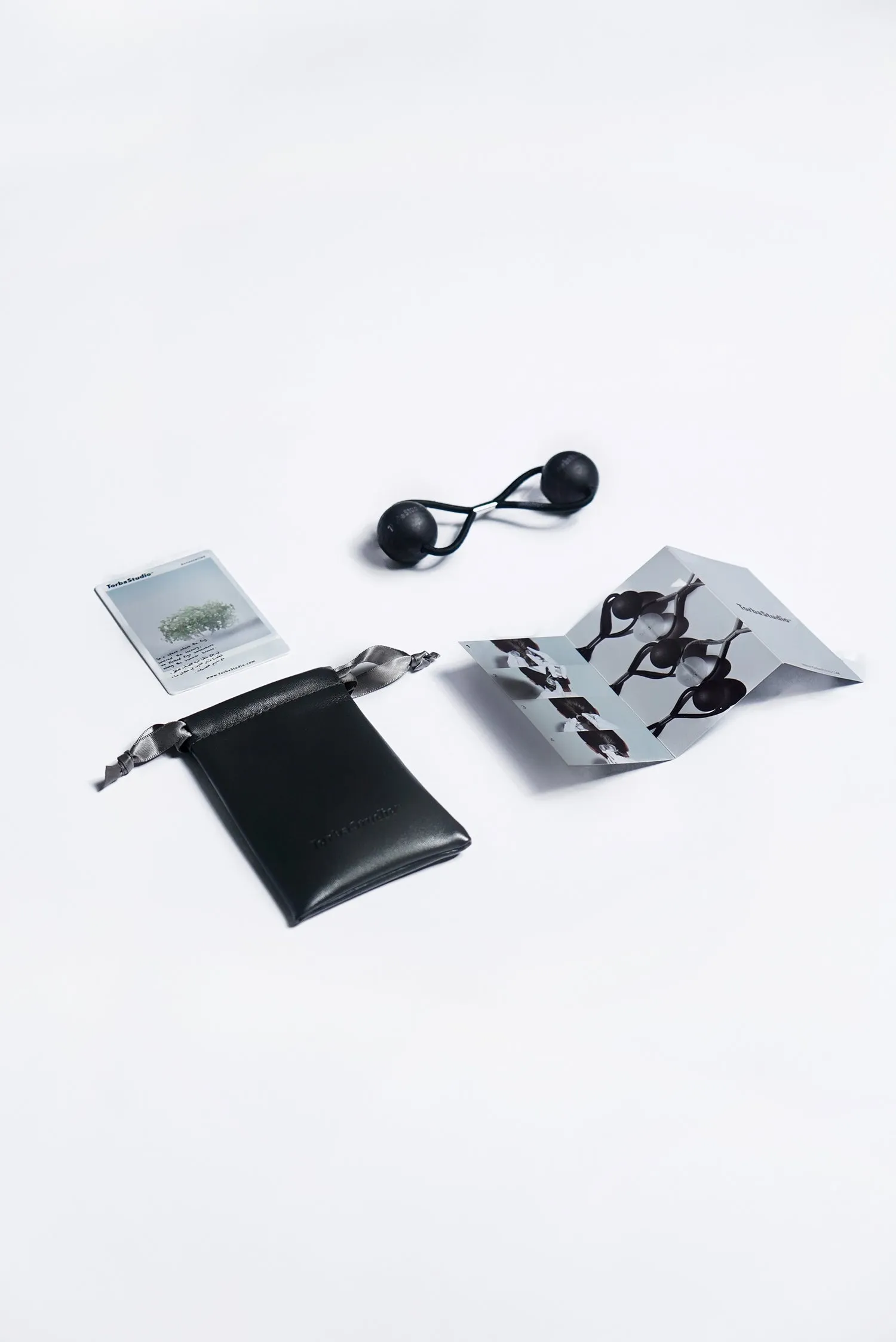 TorbaStudio Spring Fog Clear Hair Tie