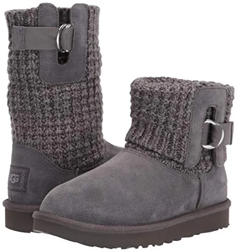 UGG Classic Solene Mini Boot, Charcoal, Size 8