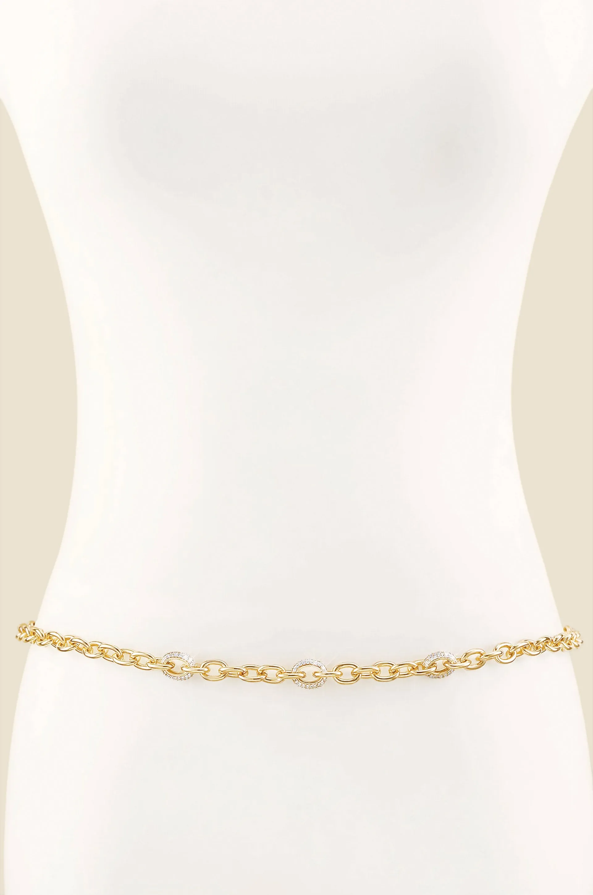 Ultimate Chain Link Belt in Gold