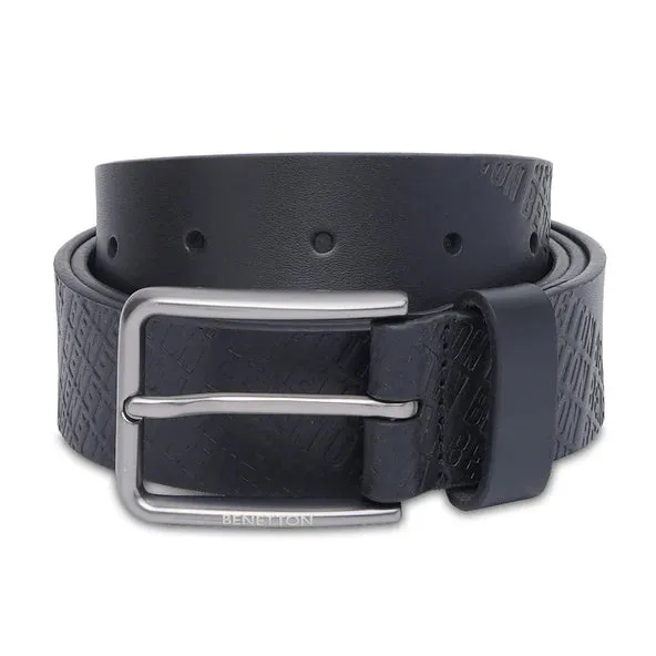 United Colors of Benetton Barrea Men's Non Reversible Belt Black