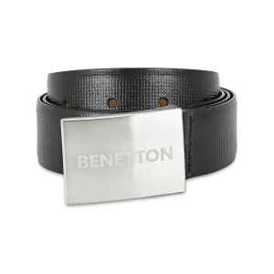 United Colors of Benetton Gatto Men's Non Reversible Belt Black