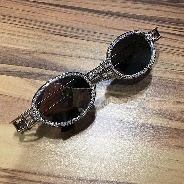 UV & Blu Ray Shield Rhinestone Eyewear - "$PARKLING DAY$"