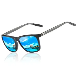 Vintage Aluminum Polarized Sunglasses - Classic Brand Coating Lens Driving Eyewear for Men and Women