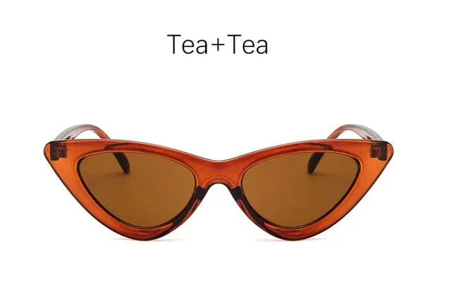 vintage cat eye shade sunglasses for women